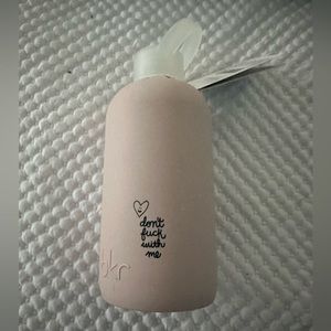 bkr 16 oz “Don’t f**k with me” water bottle - color Lulu (light pink) - NWT